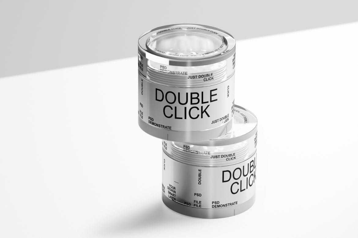化妆品罐和盒子品牌包装样机套装 Cosmetic Jar and Box Mockup Set 样机素材 sucaiwan.com