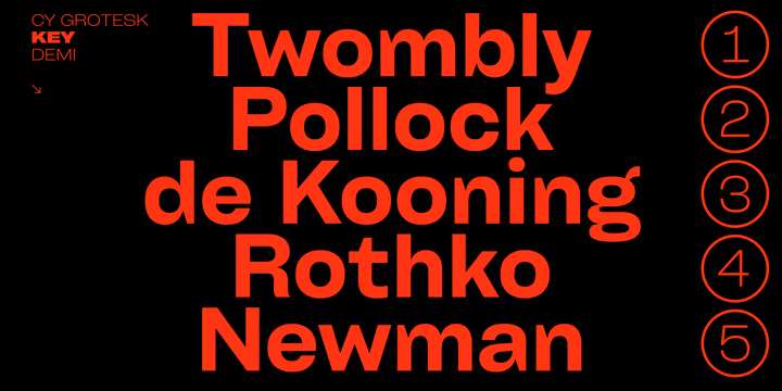 Cy Grotesk无衬线英文字体 设计素材 sucaiwan.com