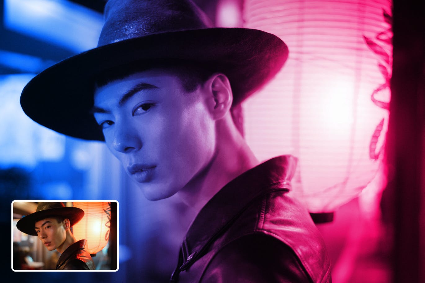 双色调光效照片效果PS动作 Dual Lighting Photoshop Action 插件预设 sucaiwan.com