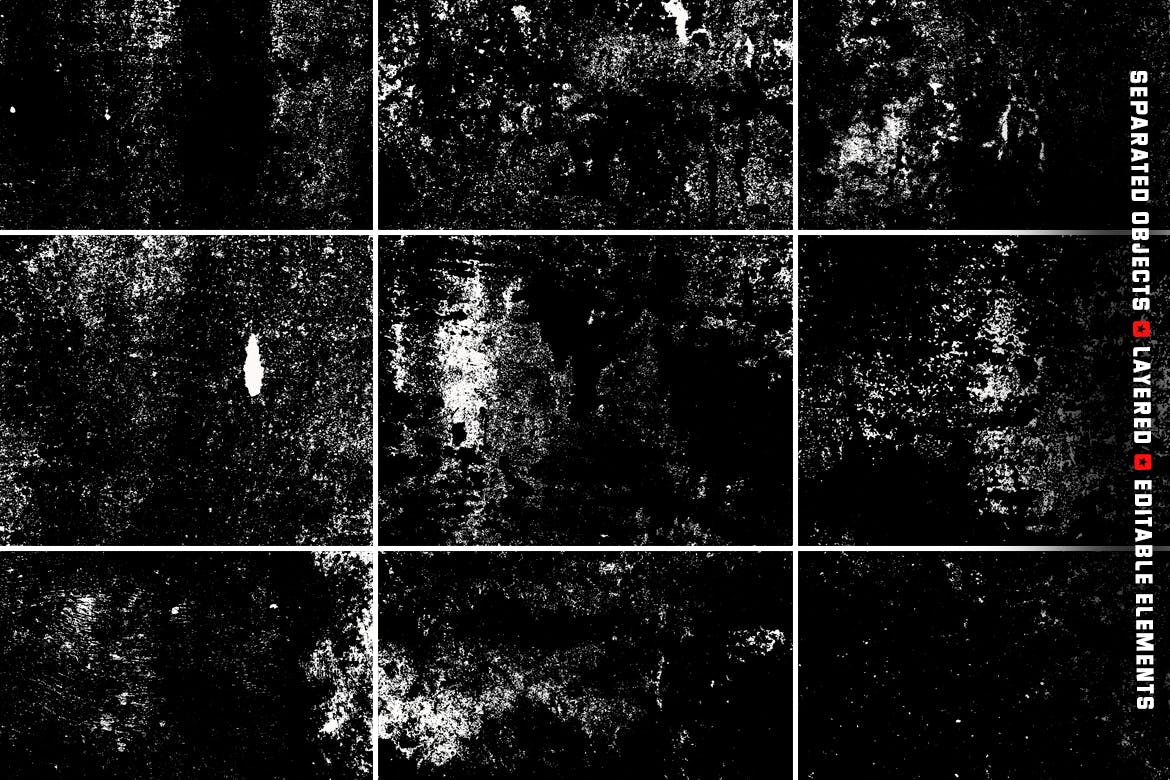 Grunge墙体纹理素材v4 Grunge Wall Textures Co.04 图片素材 sucaiwan.com