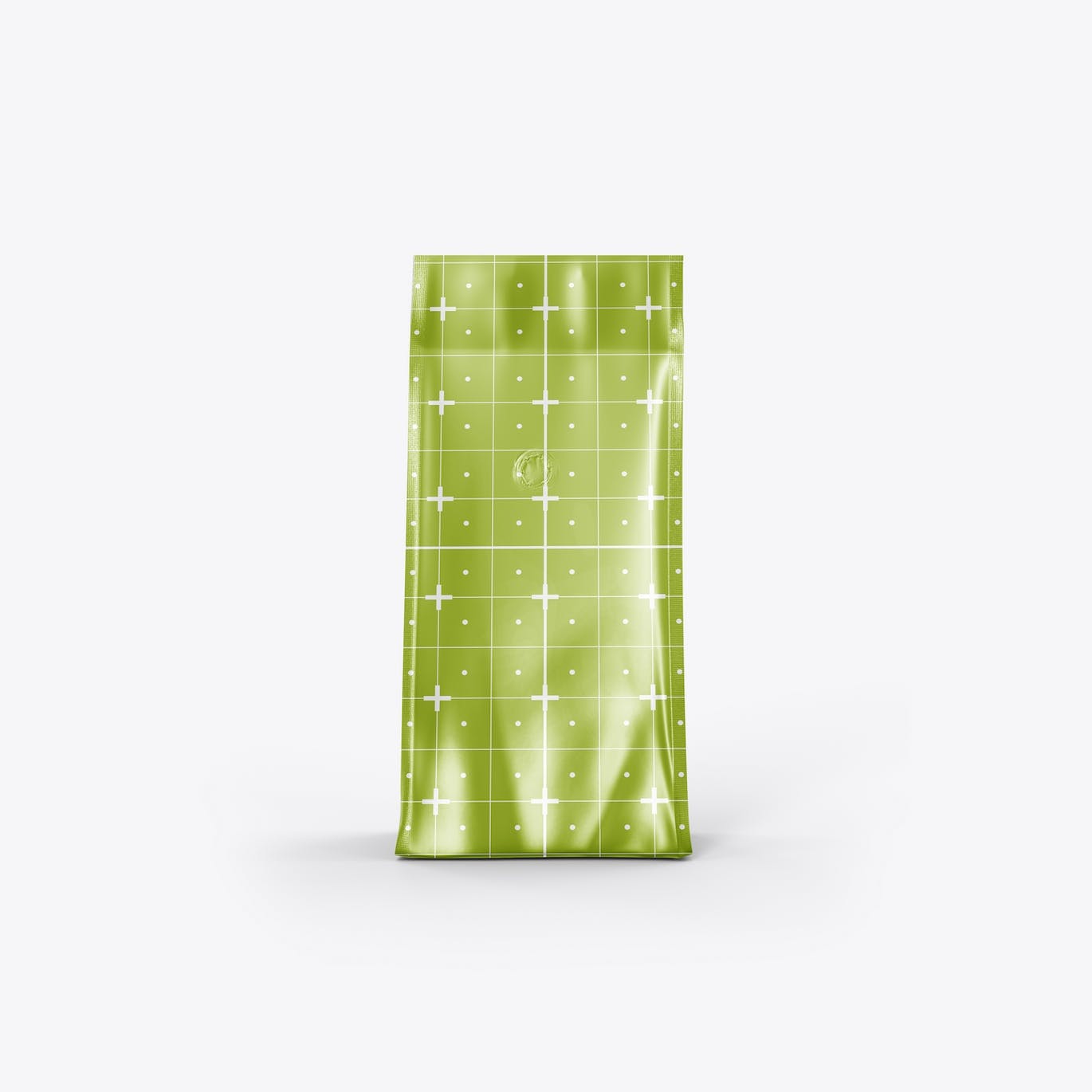金属纸咖啡袋包装展示样机图 Set Metallic Paper Coffee Bag Mockup 样机素材 sucaiwan.com