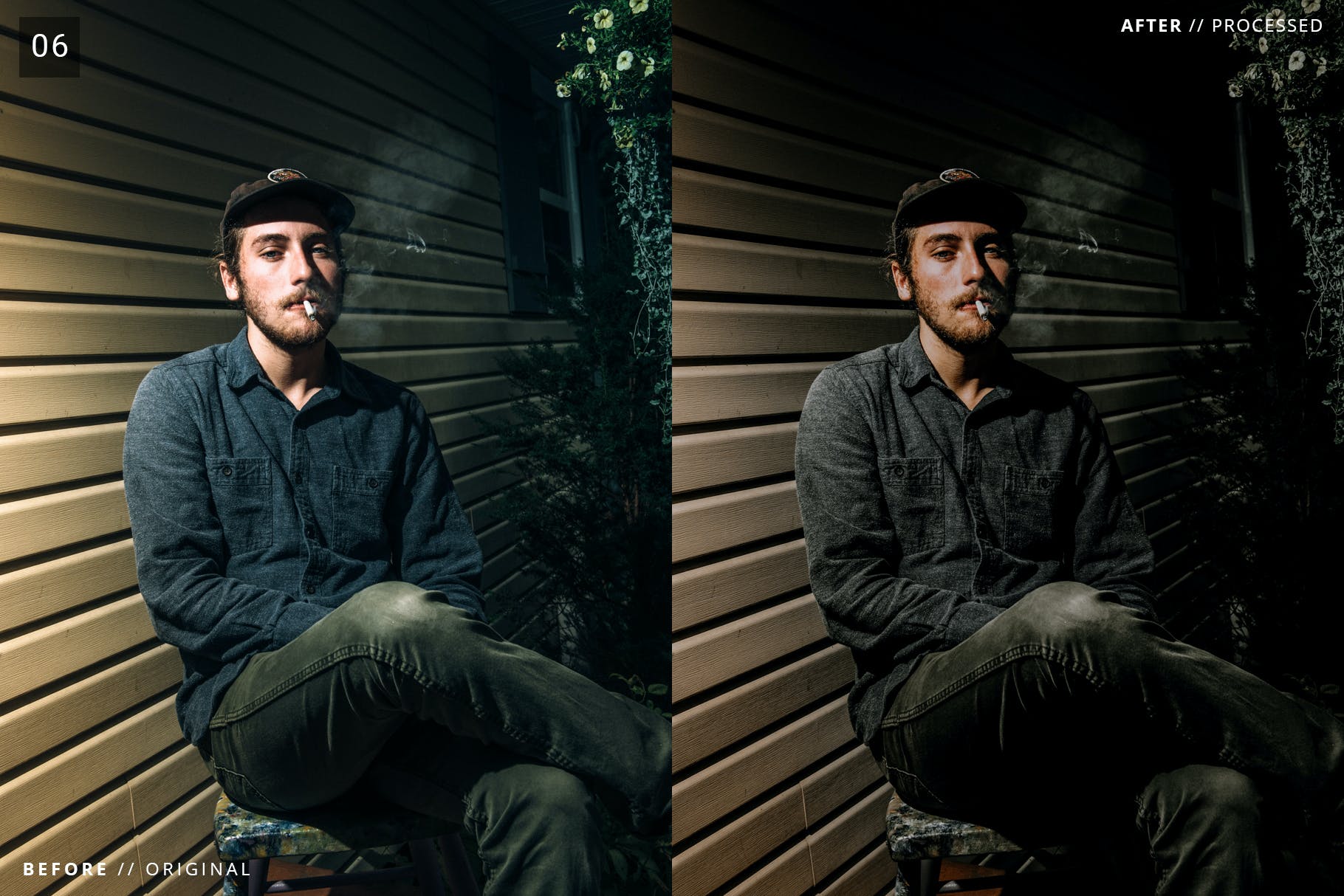 7个暗调情绪风胶片哑光风格干净色彩人像Lightroom 预设 插件预设 第5张-素材湾丨精选海外优质设计素材资源 7个暗调情绪风胶片哑光风格干净色彩人像Lightroom 预设 插件预设 sucaiwan.com