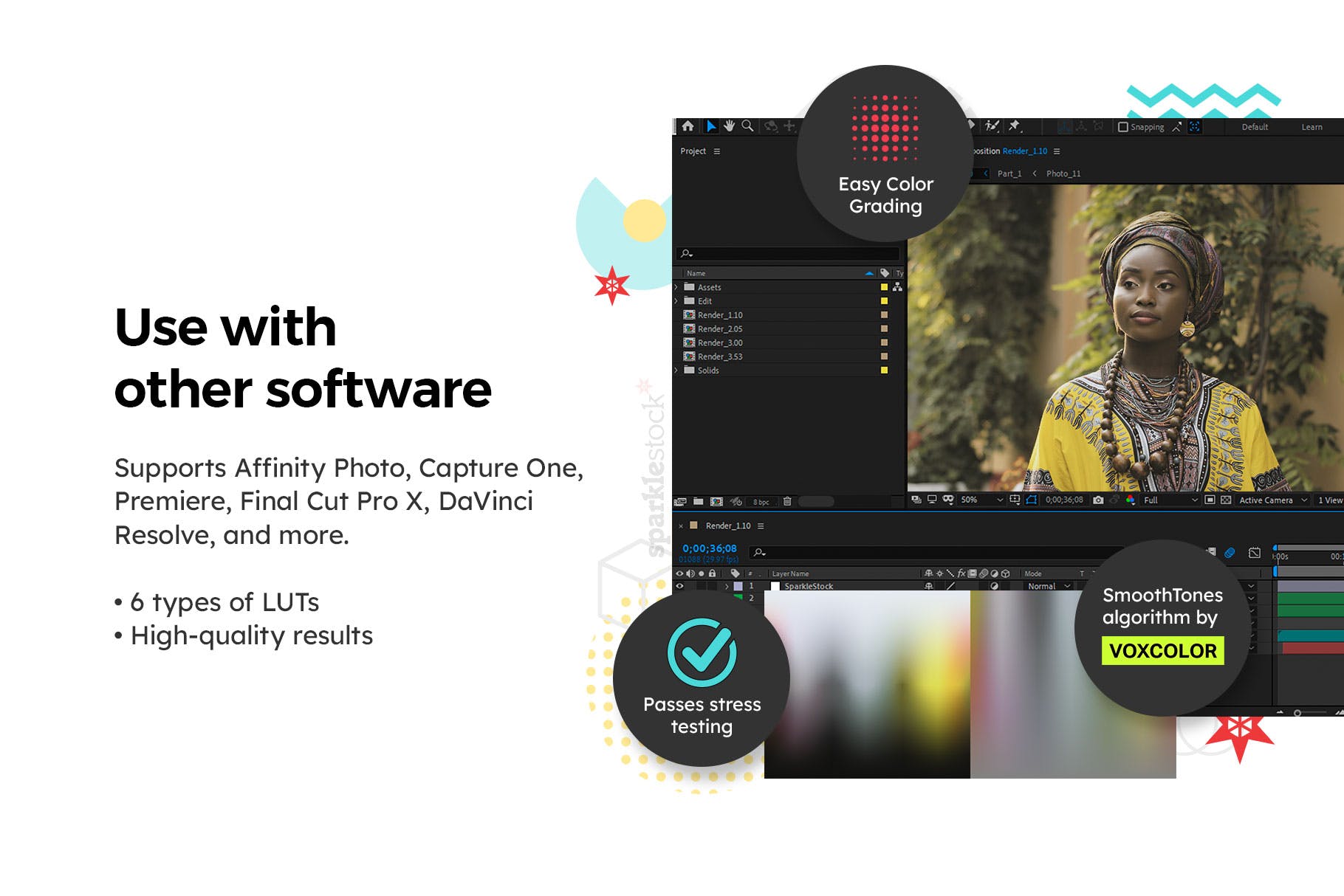 20个夸张怪诞风格街拍亮黄色人像LR预设Lightroom和LUT预设 插件预设 sucaiwan.com