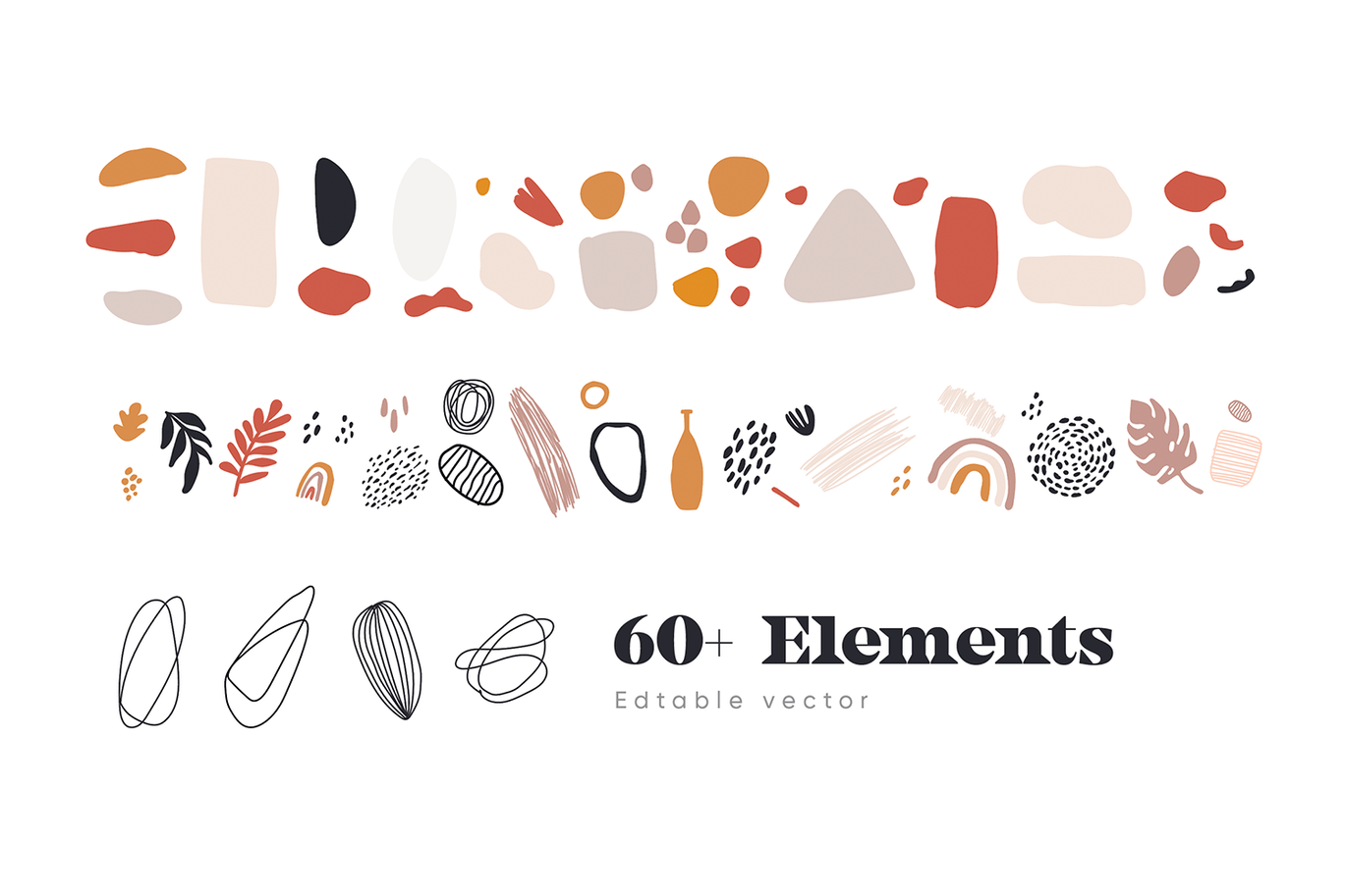 抽象形状和图案背景素材 Abstract Samples & Patterns 图片素材 sucaiwan.com