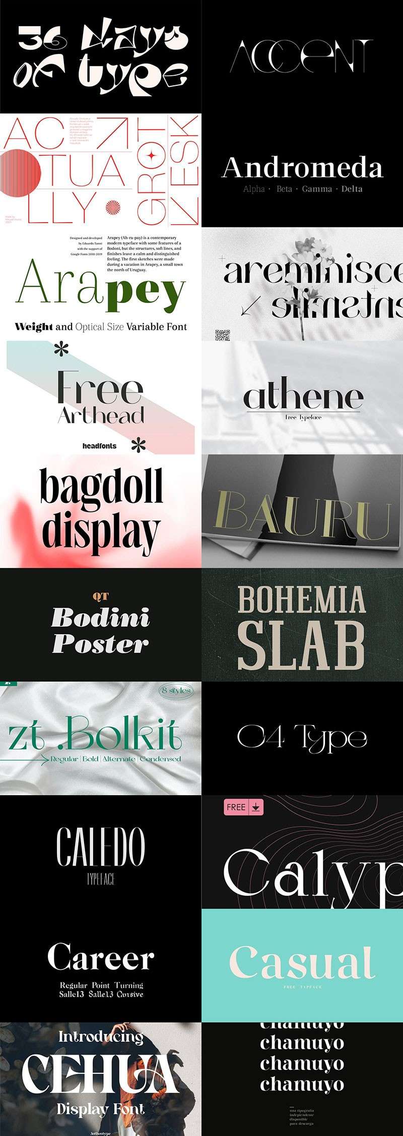 88款可商用时尚杂志标题衬线英文字体合集 设计素材 sucaiwan.com