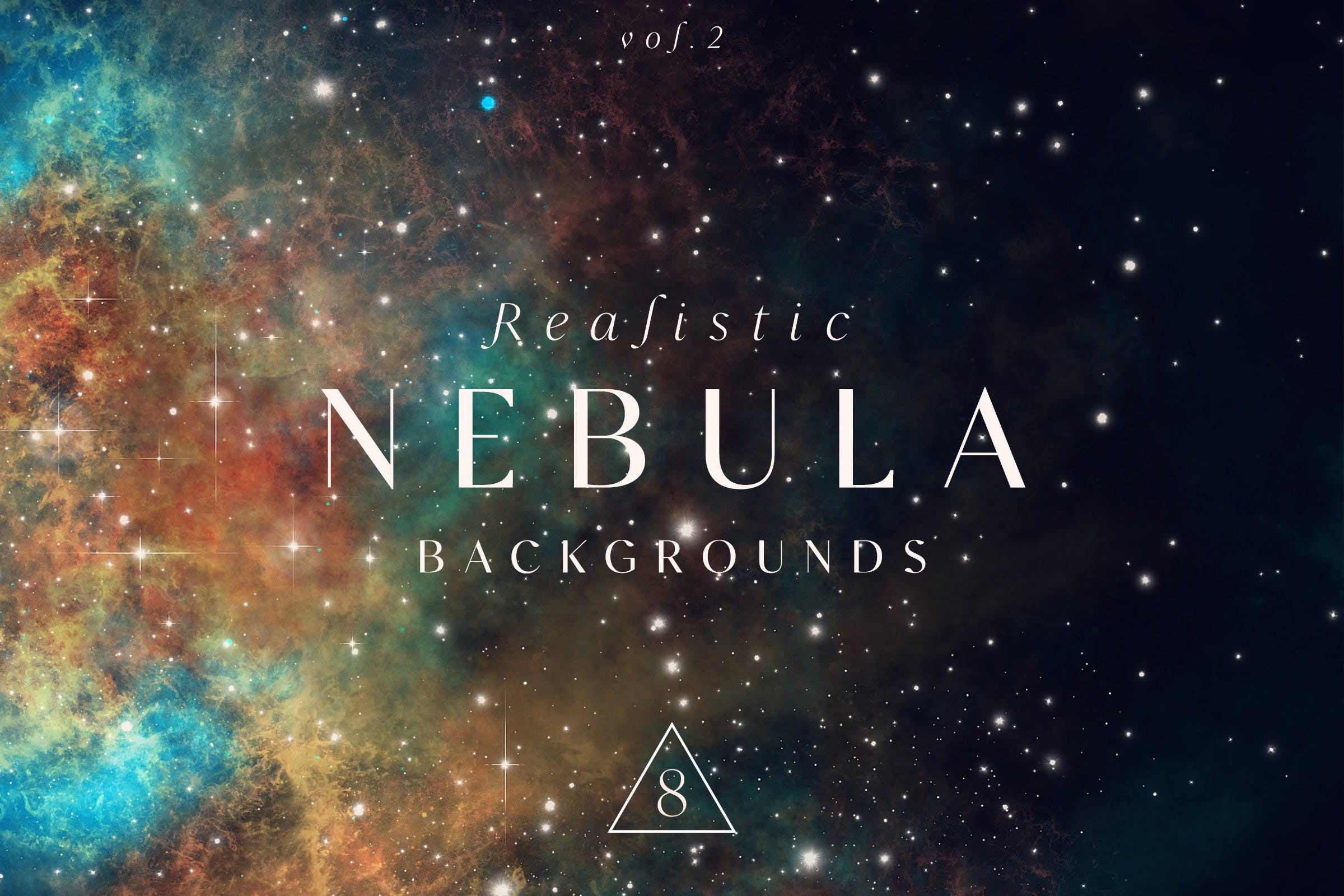 逼真星云太空背景v2 Realistic Nebula Backgrounds Vol.2 图片素材 sucaiwan.com