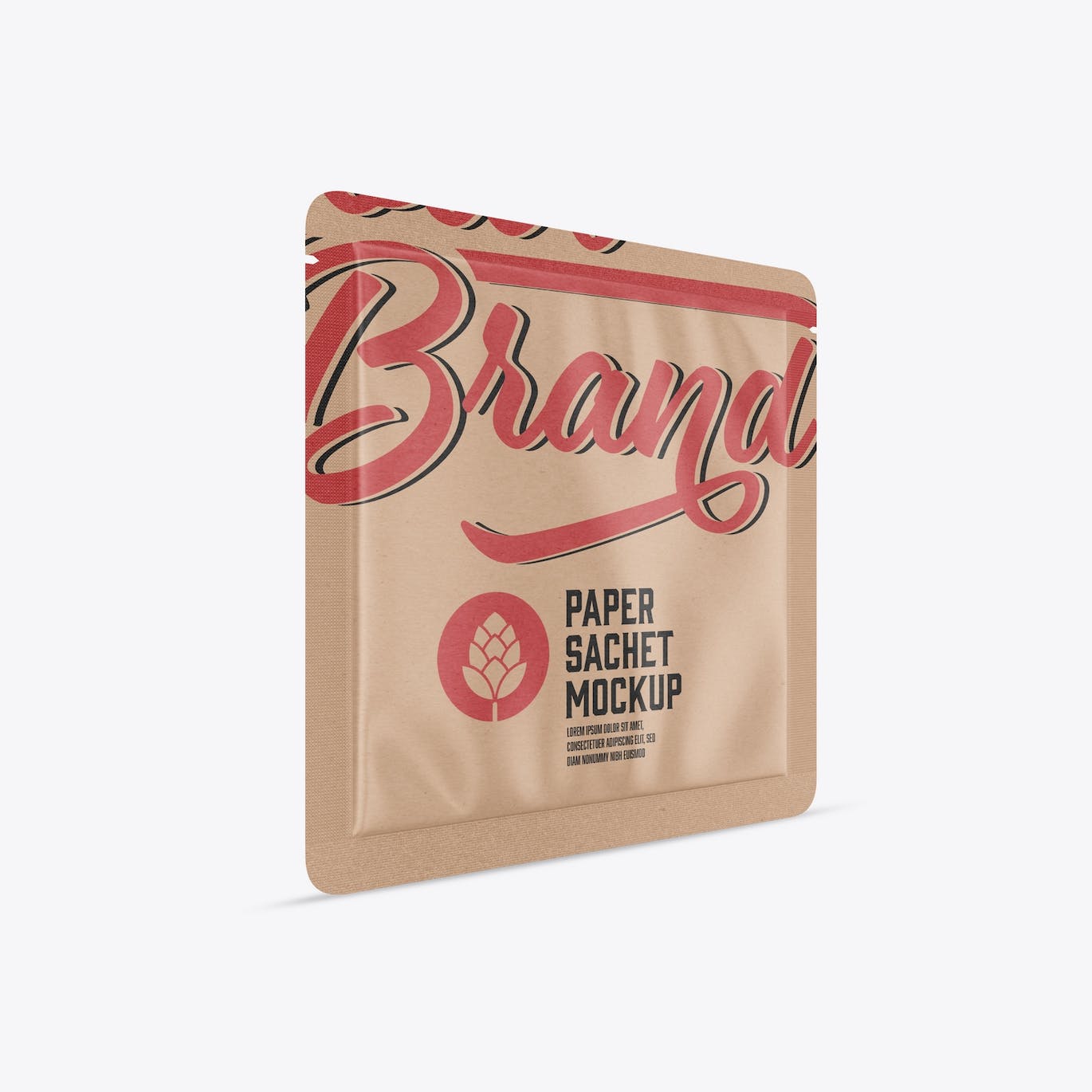 包装牛皮纸袋设计样机图 Pack Kraft Sachet Mockup 样机素材 sucaiwan.com