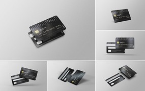 信用卡展示效果图样机psd模板 Credit Card Mockups