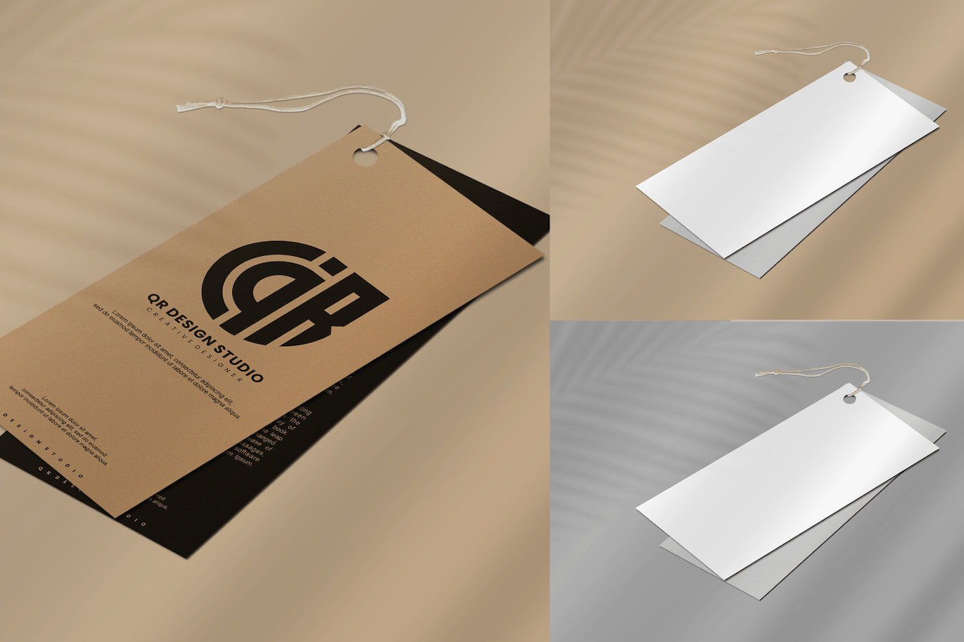 服装品牌标签设计样机图 Label Tag Mockup 样机素材 sucaiwan.com