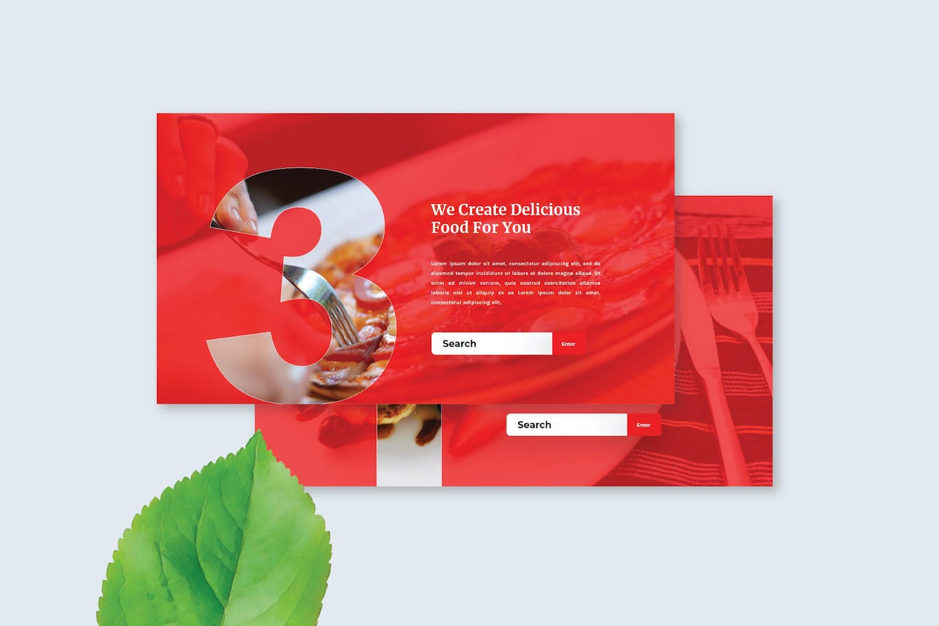 餐馆餐厅推广PPT幻灯片模板 Restaurant – PowerPoint Template 幻灯图表 sucaiwan.com