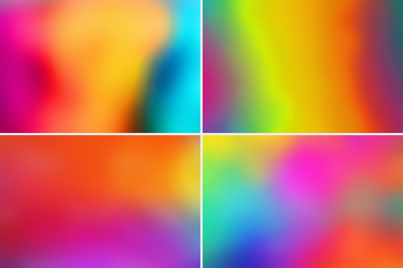 生动的颗粒感渐变纹理 Vivid Grainy Gradient Textures 图片素材 sucaiwan.com