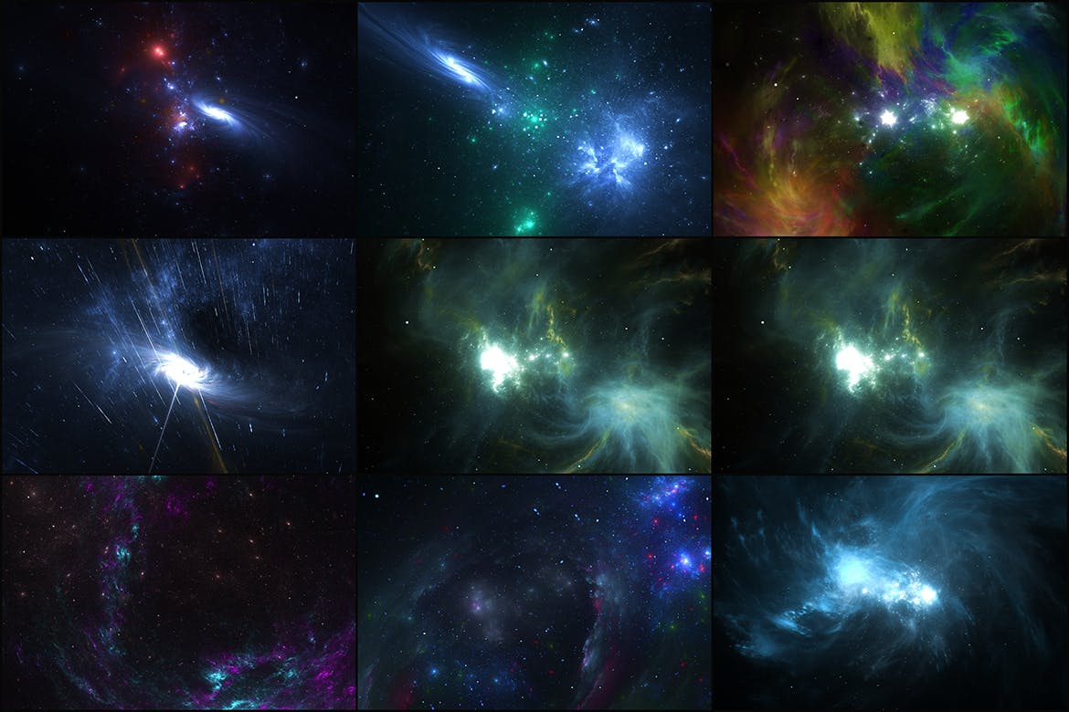 50个深空太空背景素材v1 50 Deep Space Backgrounds – Vol. 1 图片素材 sucaiwan.com