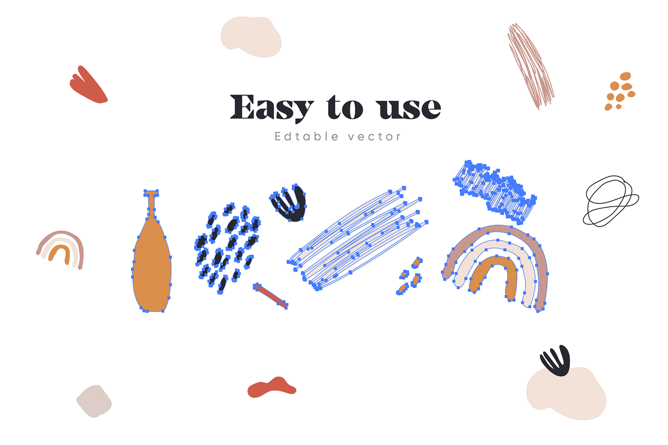 抽象形状和图案背景素材 Abstract Samples & Patterns 图片素材 sucaiwan.com