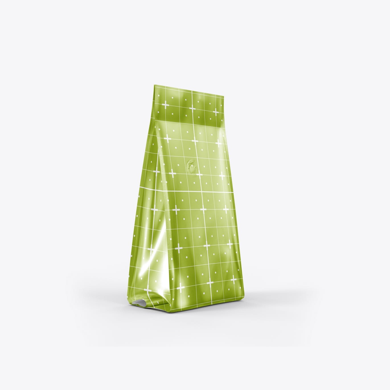 金属纸咖啡袋包装展示样机图 Set Metallic Paper Coffee Bag Mockup 样机素材 sucaiwan.com
