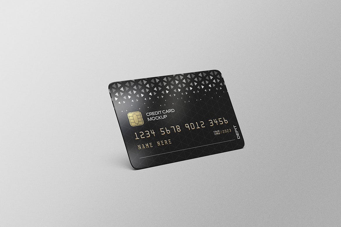 信用卡展示效果图样机psd模板 Credit Card Mockups 样机素材 sucaiwan.com