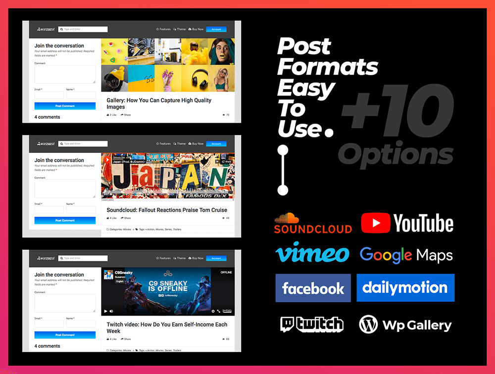 响应式影视博客WordPress主题模板 APP UI sucaiwan.com