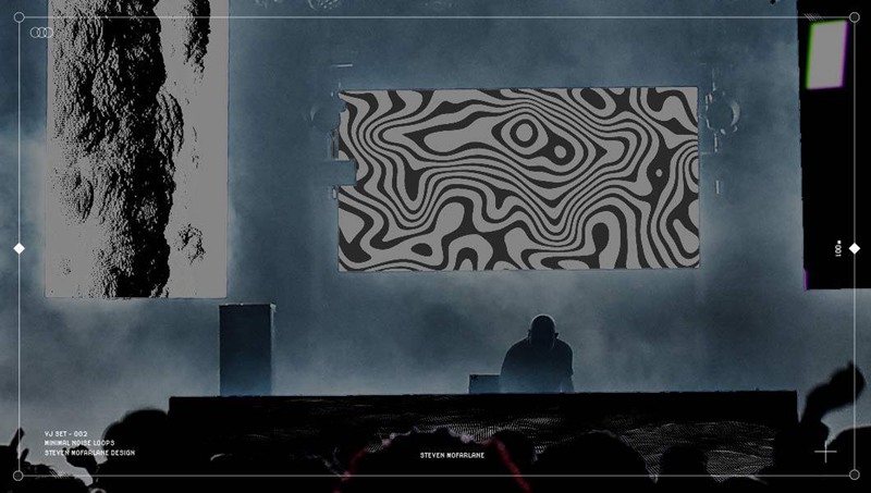 44个酒吧夜场新潮迷幻感抽象噪点VJ纹理无缝循环视频素材 Steven Mcfarlane Minimal Noise Loops 影视音频 sucaiwan.com