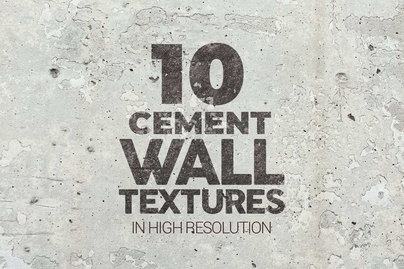 10个水泥墙纹理背景素材 Cement Wall Textures x10 图片素材 sucaiwan.com