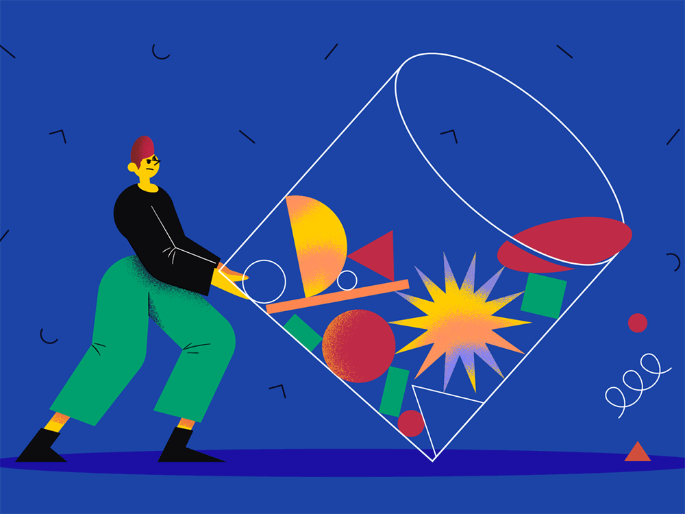 抽象故事人物场景插画素材 图片素材 sucaiwan.com