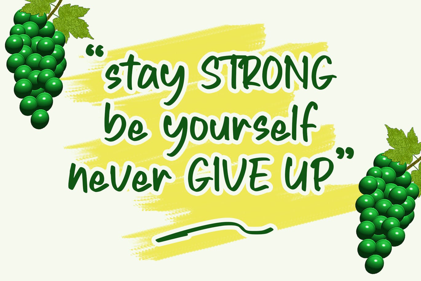 绿色产品包装手写字体素材 Sweet Grape 设计素材 sucaiwan.com