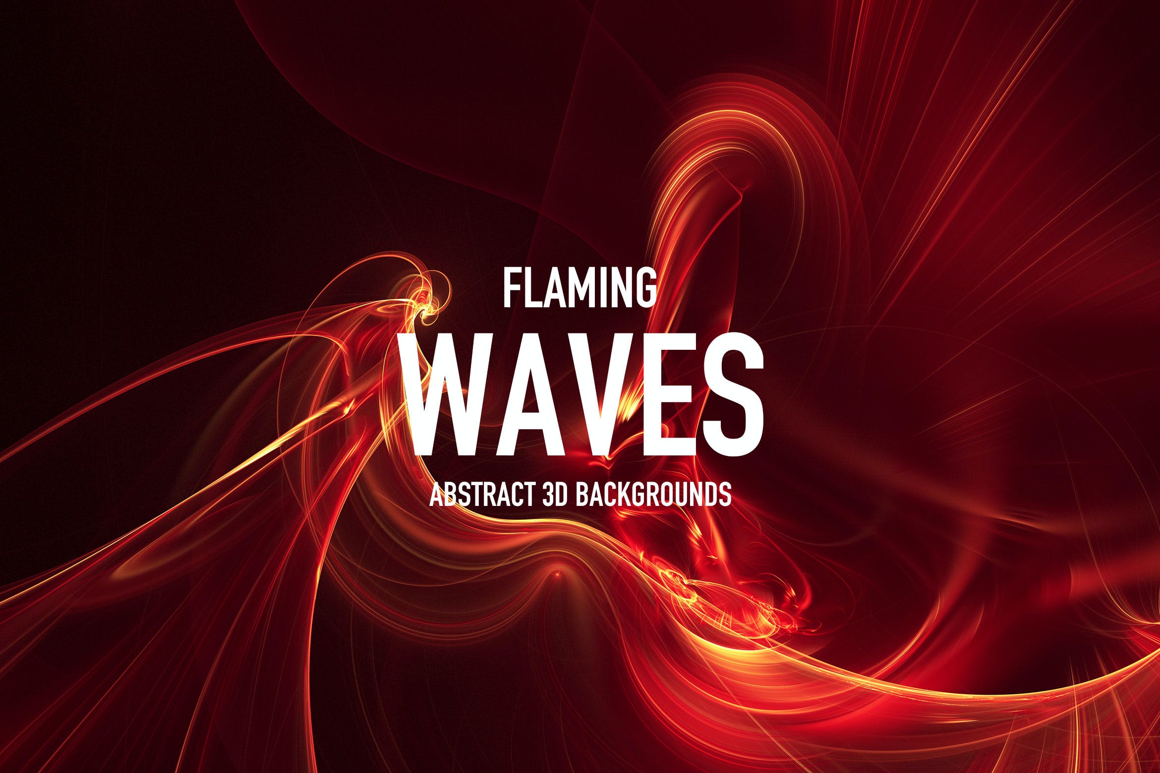 火焰波浪线条背景 Flaming Waves Backgrounds 图片素材 sucaiwan.com