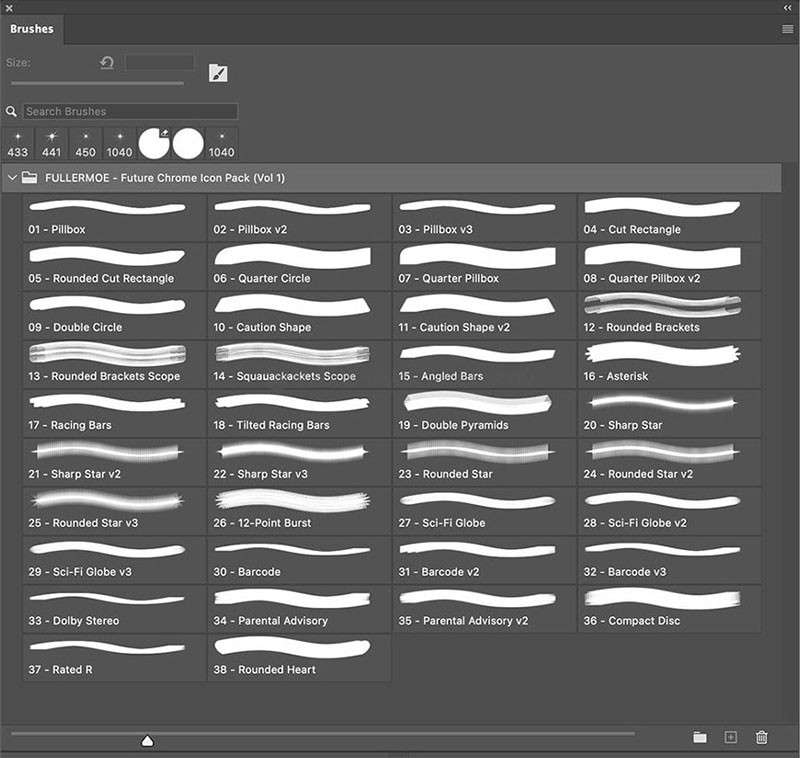 Y2K未来赛博朋克PS图层文本样式+笔刷套装 插件预设 sucaiwan.com
