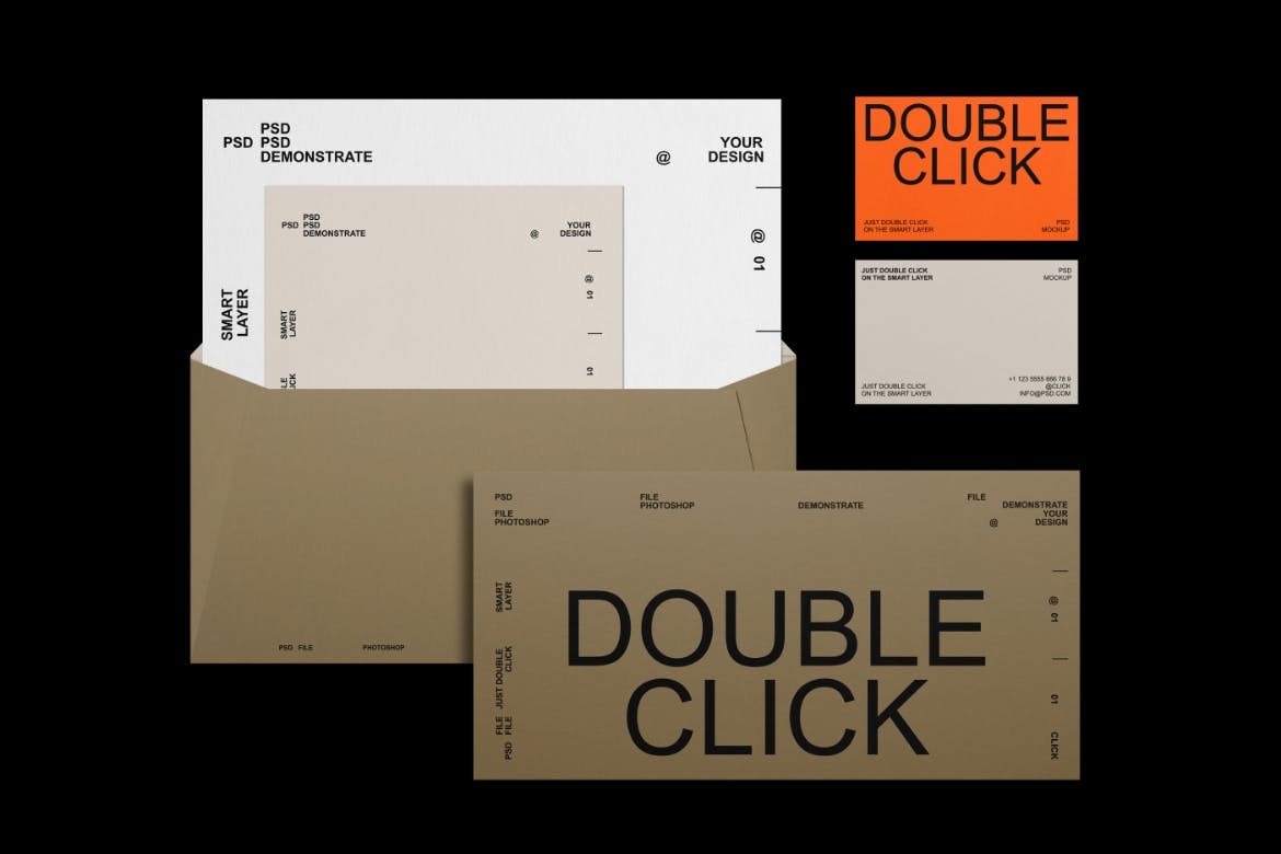 企业文具VI品牌形象样机套装 Brand Identity Mockup Set 样机素材 sucaiwan.com