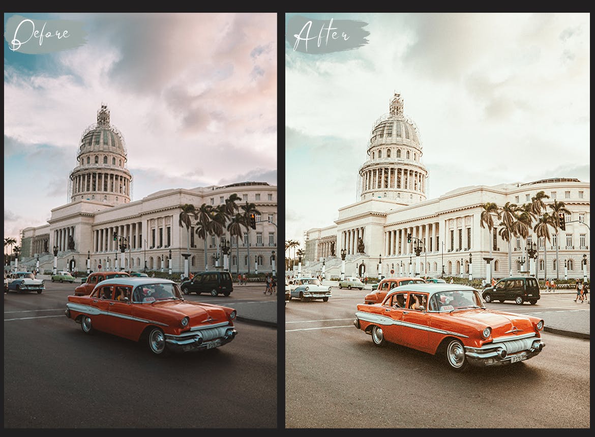 自然滤镜效果PS动作 Natural Filter Photoshop Actions 插件预设 sucaiwan.com