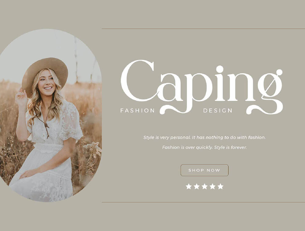 时尚连字字体 设计素材 sucaiwan.com