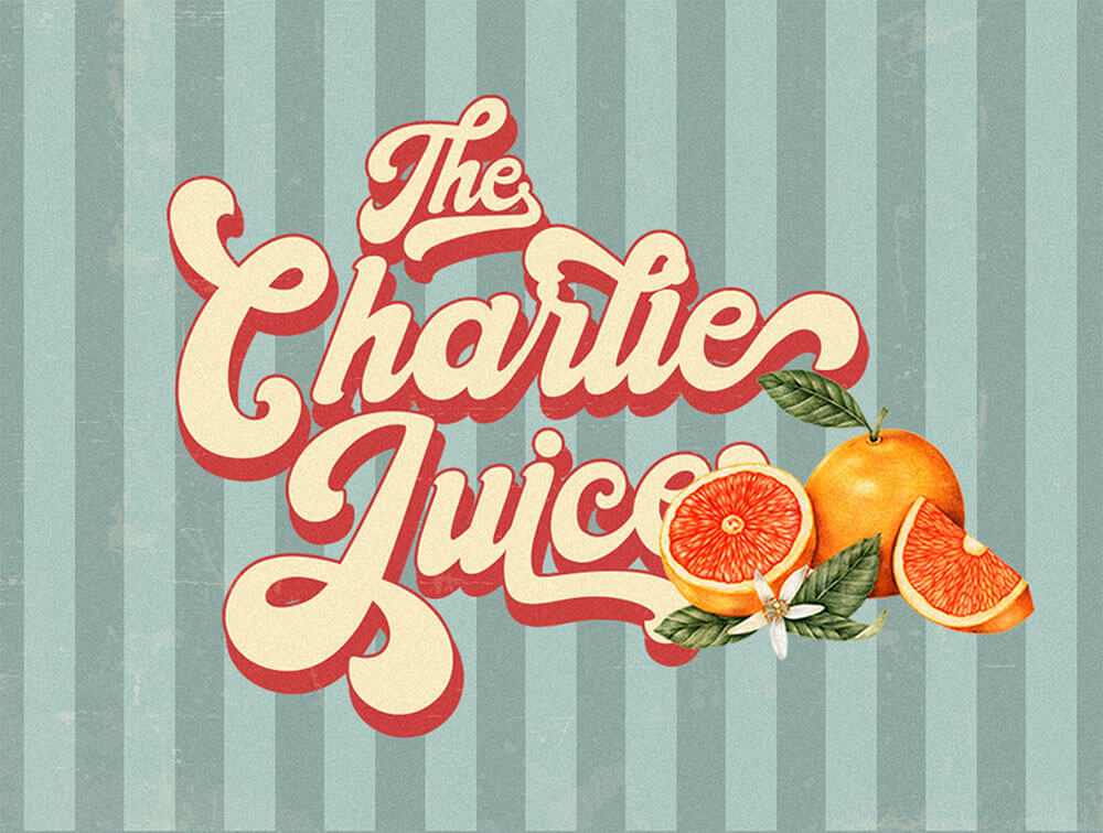 复古3D粗体字体素材 设计素材 sucaiwan.com