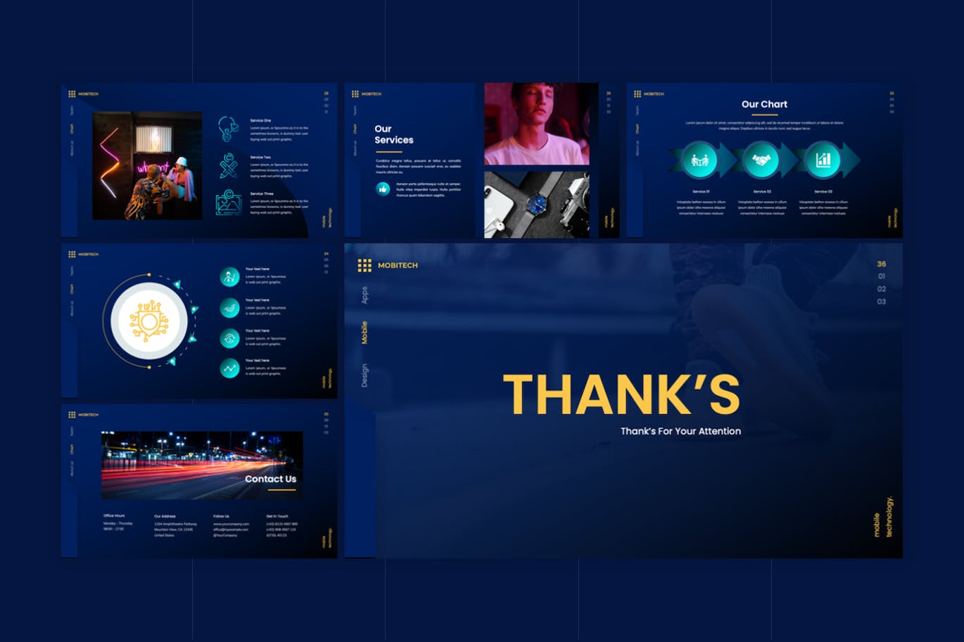 手机科技提案PowerPoint演示模板 Mobitech – Mobile Proposal PowerPoint Template 幻灯图表 sucaiwan.com