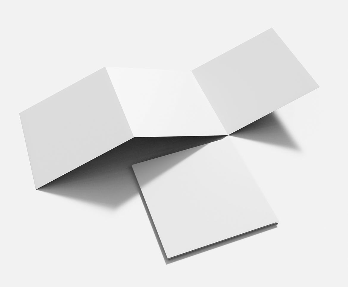 折页时尚杂志宣传册设计样机psd模板v6 Brochure Mockup 样机素材 sucaiwan.com