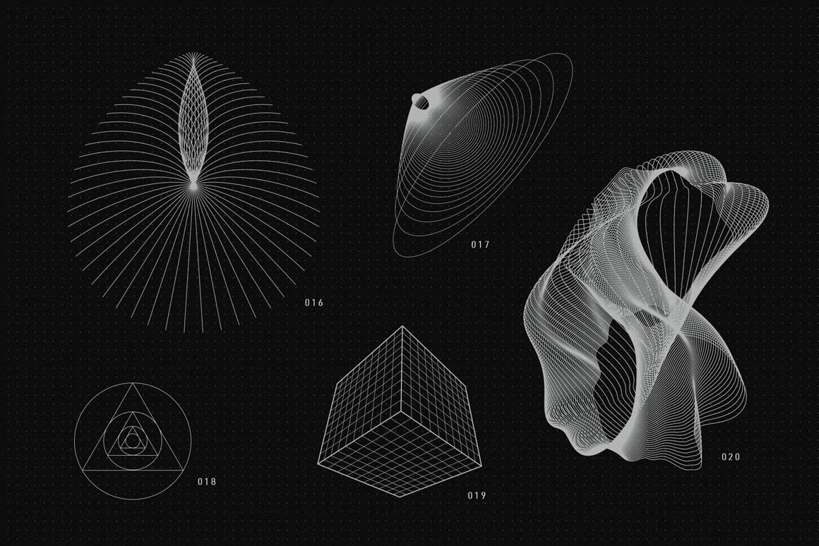 200+高质量抽象现代几何矢量形状外观 200 Vector Shapes 图片素材 第21张-素材湾丨精选海外优质设计素材资源 200+高质量抽象现代几何矢量形状外观 200 Vector Shapes 图片素材 sucaiwan.com