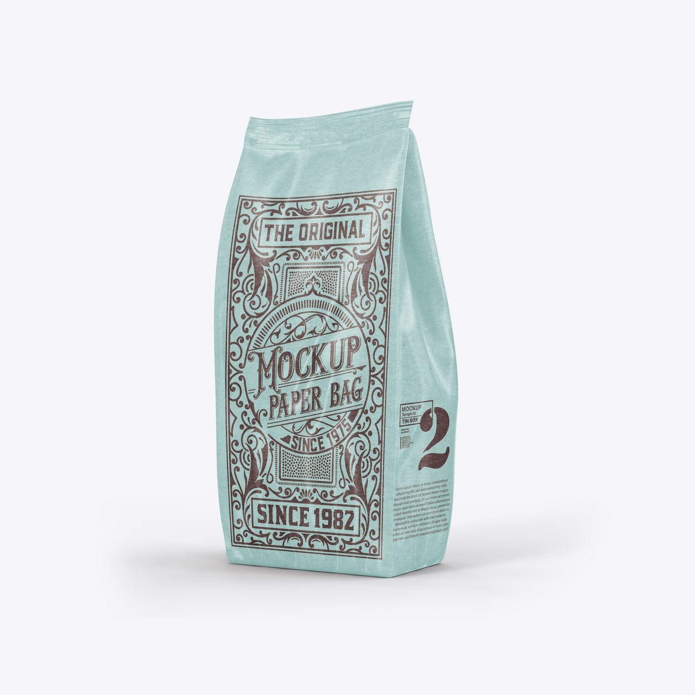 牛皮纸食品袋设计样机图 Set Kraft Food Bag Mockup 样机素材 sucaiwan.com