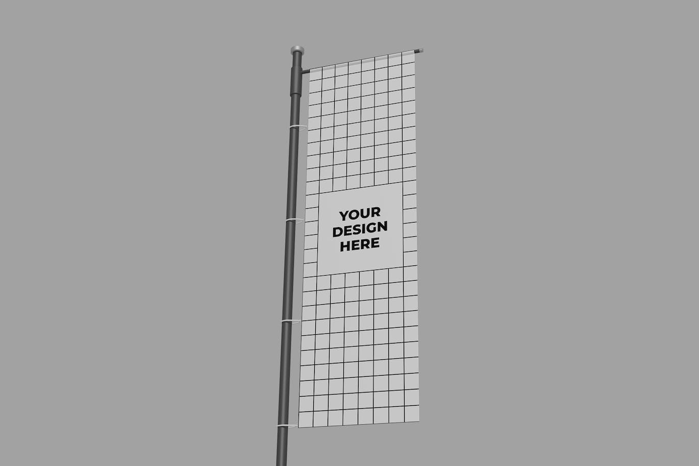 活动和节日旗帜设计样机图 Event & Festival Flag Mockup 样机素材 sucaiwan.com