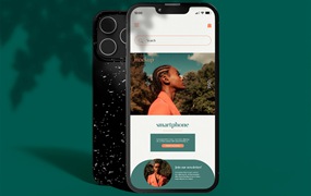 简约场景苹果iPhone手机样机psd模板v3 Smartphones Mockup