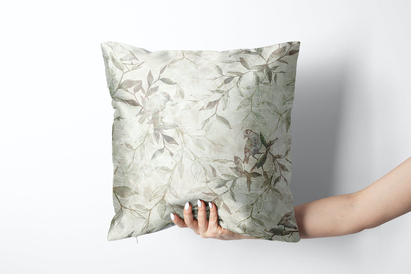 4个复古花卉枝叶背景壁纸 4 Antiqued Wallpapers 图片素材 sucaiwan.com