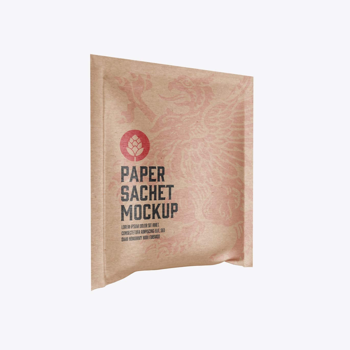 牛皮纸袋包装设计样机图 Kraft Sachet Mockup 样机素材 sucaiwan.com
