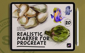 30个马克笔效果Procreate笔刷