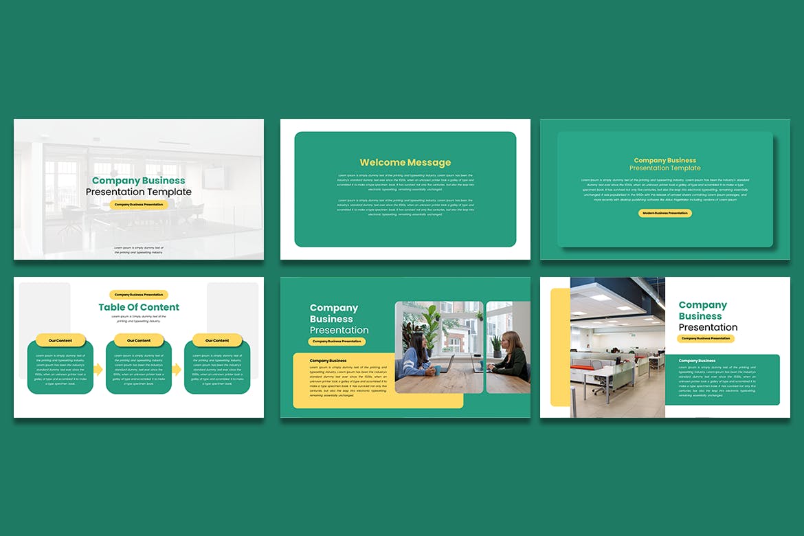 公司业务Keynote幻灯片模板下载 Company Business Persentation Keynote Template 幻灯图表 sucaiwan.com