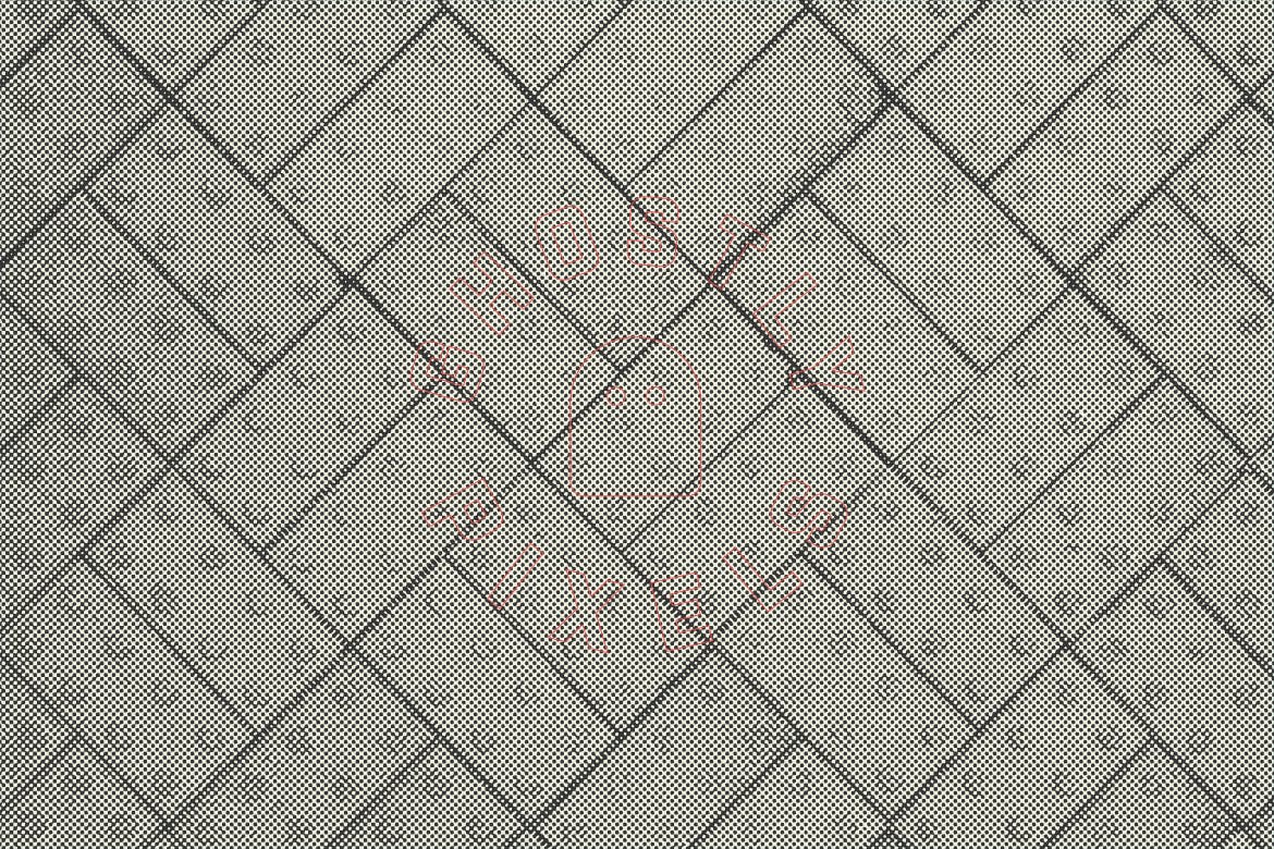 半色调砖墙&石墙纹理 Halftone Brick & Stone Wall Textures 图片素材 sucaiwan.com