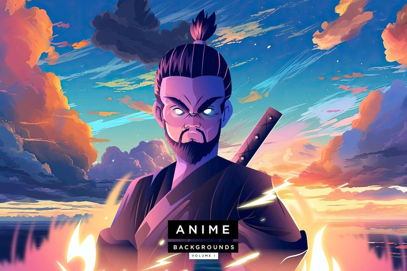 21张动漫风格天空背景图素材JPG 图片素材 sucaiwan.com