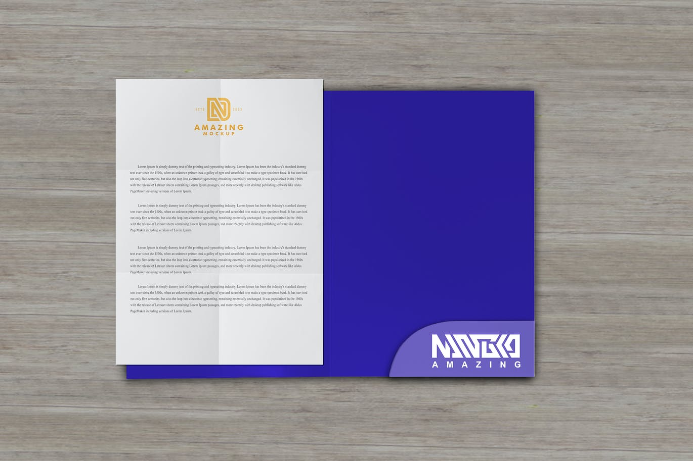 A4文件纸样机图 A4 Paper Mockup 样机素材 sucaiwan.com
