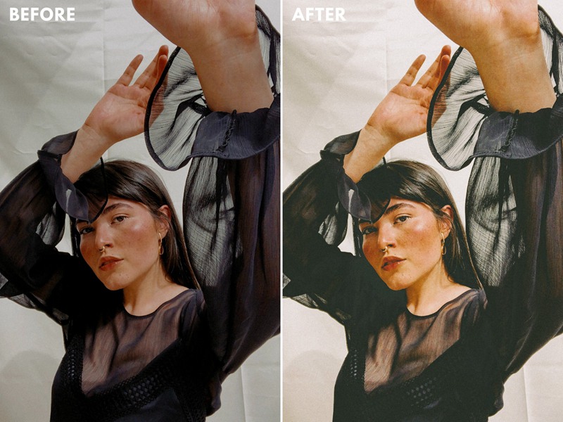 6款高质量富士人像街拍胶片LR预设手机端DNG预设 Lightroom预设 Fuji 插件预设 sucaiwan.com