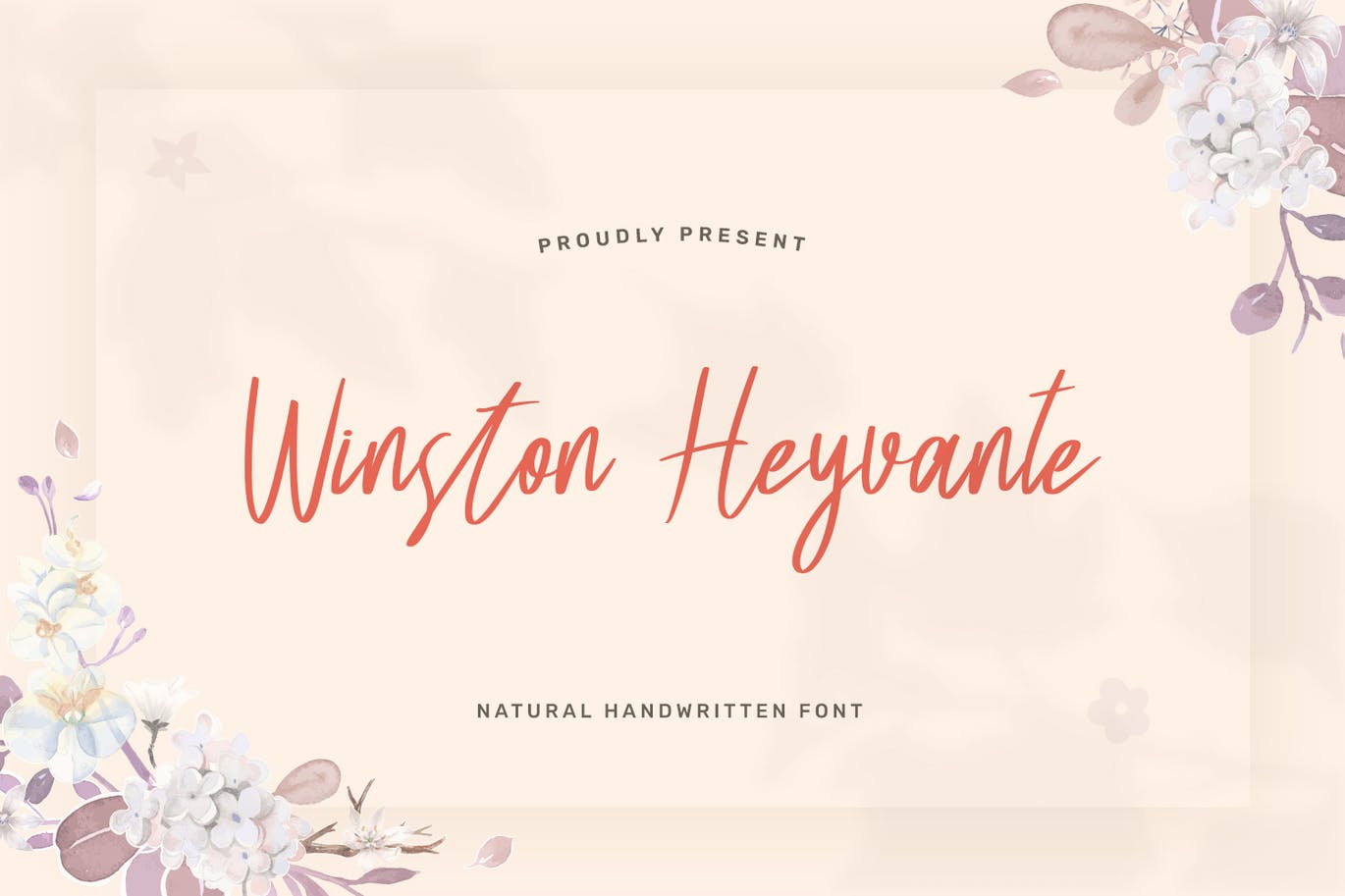 品牌装饰脚本手写字体 Winston Heyvante Script 设计素材 sucaiwan.com