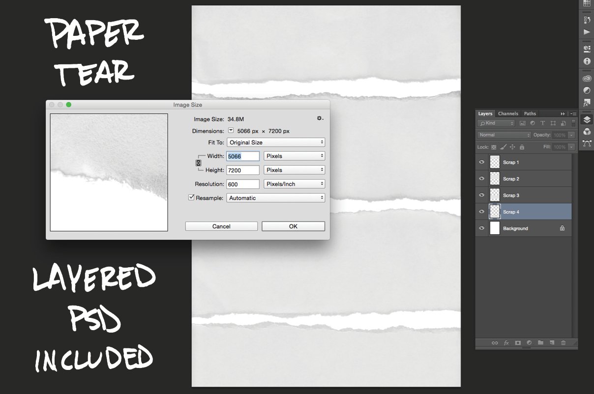 Jason Heglund 超酷低保真砂纸质感撕纸揉皱PS笔刷 笔刷资源 第5张-素材湾丨精选海外优质设计素材资源 Jason Heglund 超酷低保真砂纸质感撕纸揉皱PS笔刷 笔刷资源 sucaiwan.com