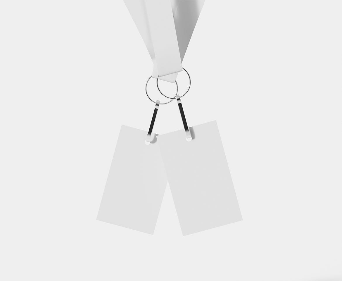 工作证设计样机psd模板 ID Cards Mockup 样机素材 sucaiwan.com