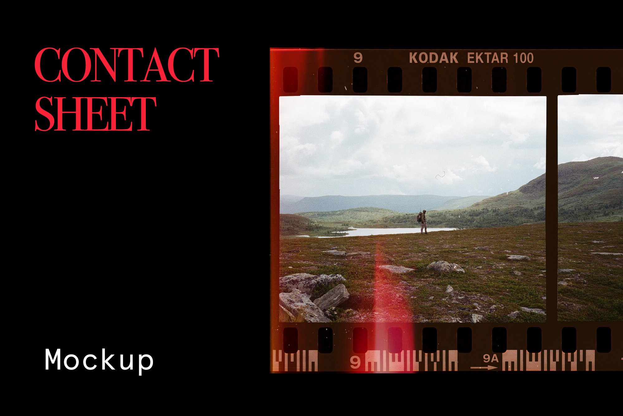 新潮柯达复古做旧胶片胶卷边框图层叠加PSD样机PNG透明包和贴纸 样机素材 sucaiwan.com