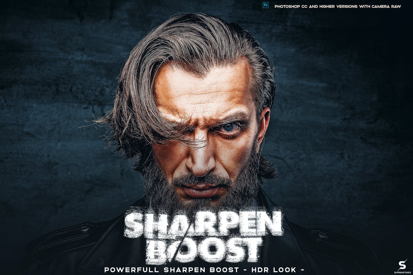 锐化增强HDR效果照片处理PS动作 Sharpen Boost HDR – Photoshop Action 插件预设 sucaiwan.com