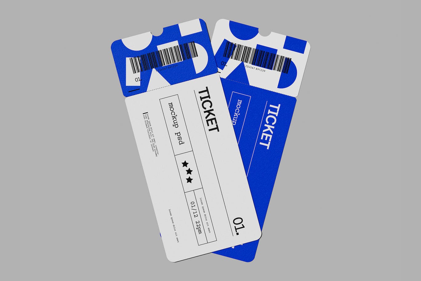 门票/票券/票证设计样机psd模板v3 Tickets Pass Mockup 样机素材 sucaiwan.com